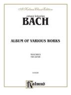 Album Of Various Works Transcribed For Guitar Standard