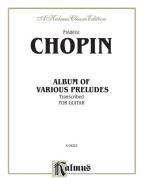 Various Preludes Transcribed For Guitar Standard
