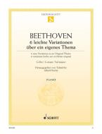 6 Easy Variations G Major Woo 77 Standard