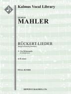 Songs to Poems by Rueckert No. 4 "Um Mitternacht" high voice (B minor, transposed) 