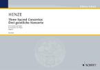 Three Sacred Concertos 