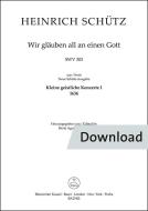 Wir gläuben all an einen Gott SWV 303 