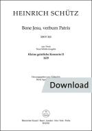 Bone Jesu, verbum Patris SWV 313 