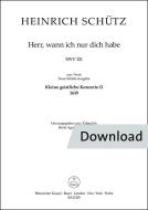 Herr, wann ich nur dich habe SWV 321 