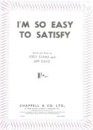 I'm So Easy To Satisfy 
