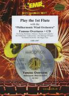 Play the 1st Flute: Famous Overtures 1 Standard