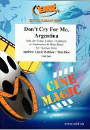 Don't Cry For Me Argentina Standard