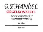 Organ Concerto No. 5 F Major Op. 4/5 HWV 293 Standard
