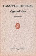 Quattro Poemi 