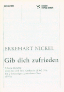 Gib dich zufrieden 
