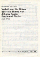 Variationen nach J. K. F. Fischer 