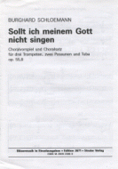Sollt ich meinem Gott nicht singen 