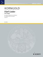 Five Songs Op. 38 Standard