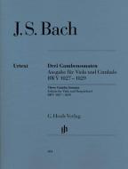 3 sonate per viola da gamba BWV 1027-1029 