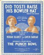 Did Tosti Raise His Bowler Hat ? 