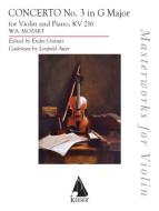 Concerto n. 3 in sol maggiore KV 216 
