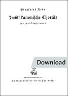 12 kanonische Choräle 