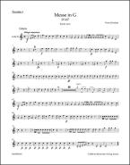 Messa in sol maggiore D 167 Standard
