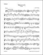 Messa in sol maggiore D 167 Standard