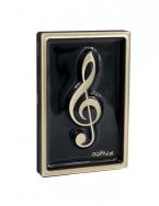 Magnet g-clef gold 