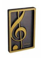 Magnet g-clef gold 