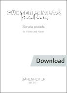 Sonata piccola für Violine und Klavier Download