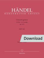 Concerto grosso A-Dur op. 6/11 HWV 329 Download