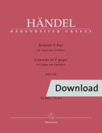 Konzert Nr. 13 F-Dur HWV 295 Download