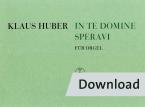 In te domine speravi Download