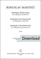 Madrigale (Chorliederbuch) H 380 