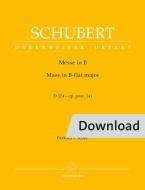 Messa in si bemolle maggiore op. post. 141 D 324 Download