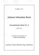 Französische Suite Nr. 4 BWV 815 