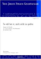 Prinz Methusalem - So süß bat er, mich nicht zu quälen (Nr. 11) 