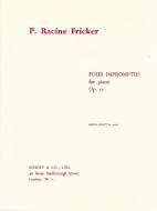 Four Impromptus Op. 17 