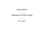 Organistas De La Real Capilla for Organ 