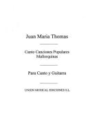 Cuatro Canciones Populares Mallorquinas Voice and Guitar 