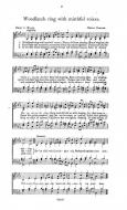 Coward Woodlands Ring With Mirthful Voices SATB 