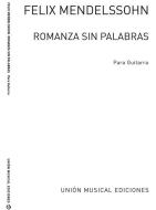 Romanza Sin Palabras (Segovia) For Guitar 