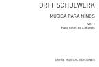 Orff Schulwerk: Musica Para Ninos 1 