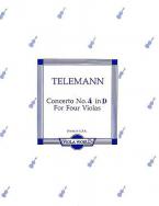 Concerto no. 4 In D For Four Violas 