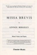 Missa Brevis Op. 57 (Original Latin Version) 
