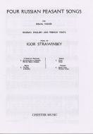 Four Russian Peasant Songs 
