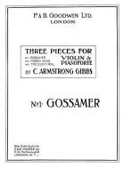 Gossamer (No.1 Of Three Pieces) 
