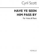 Have Ye Seen Him Pass By? 