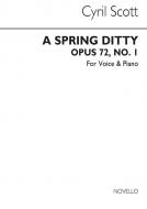 A Spring Ditty Op. 72 No. 1 