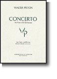 Piston Concerto Flute/Piano Red 