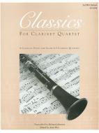 Classics For Clarinet Quartet Standard