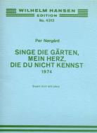 Singe Die Garten Mein Hertz 