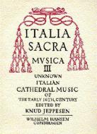 Italia Sacra Musica Vol.3 