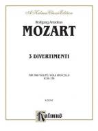 Divertimenti, K. 136, 137, 138 Standard